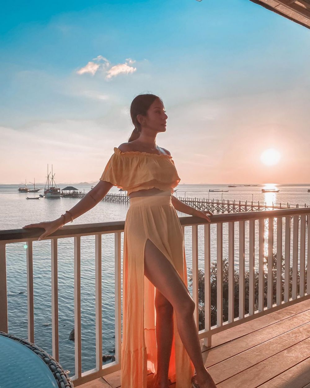 10 Potret Kirana Larasati liburan di Labuan Bajo dan Pulau Komodo