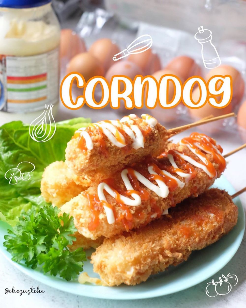 6 Resep dan cara membuat corndog - Cakrawala Rafflesia