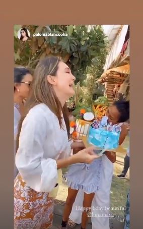 7 Momen seru Luna Maya rayakan ulang tahun di pinggir pantai