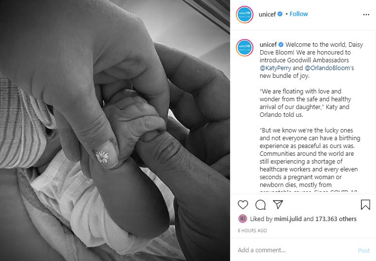 Cerita Katy Perry rayakan kelahiran putri pertama dengan galang donasi