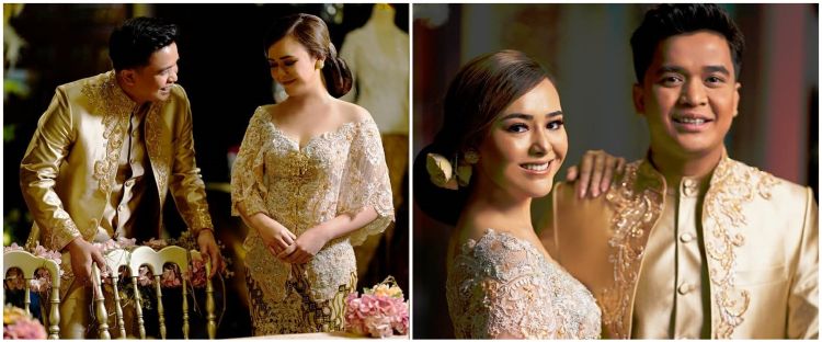 Amanda Manopo & Billy Syahputra kompak berbaju pengantin,
