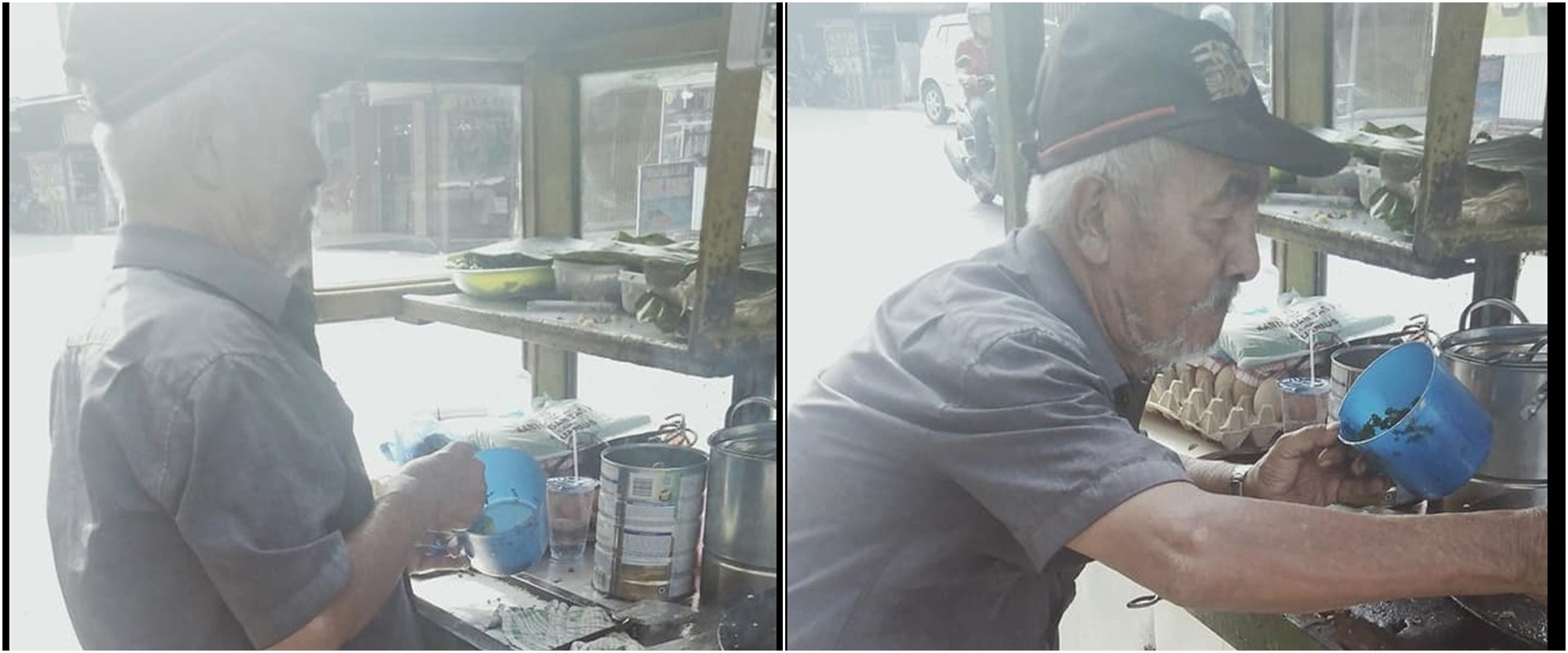 Kisah sedih kakek penderita stroke jual martabak demi istri yang sakit