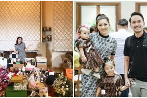 8 Momen perayaan ulang tahun Sarwendah ke-31, dapat kado segunung