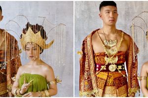 8 Potret prewedding Nikita Willy & Indra Priawan dengan busana adat