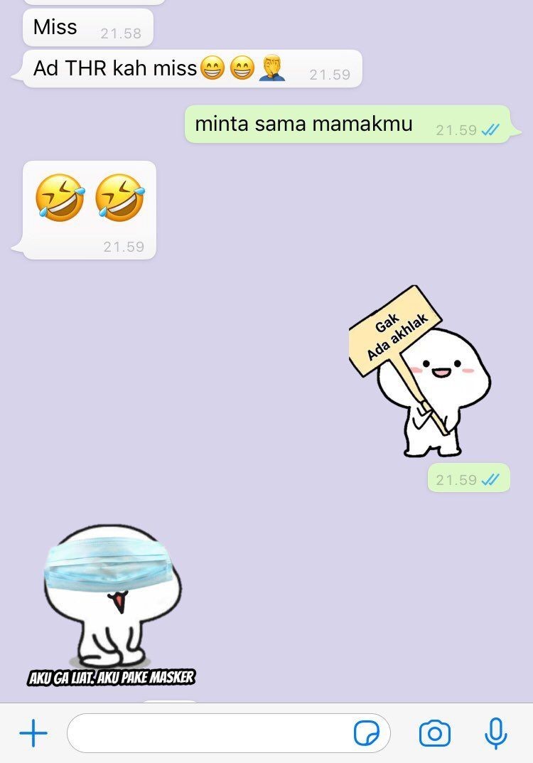 7 Chat murid dengan guru bahasa Inggris, endingnya bikin geli