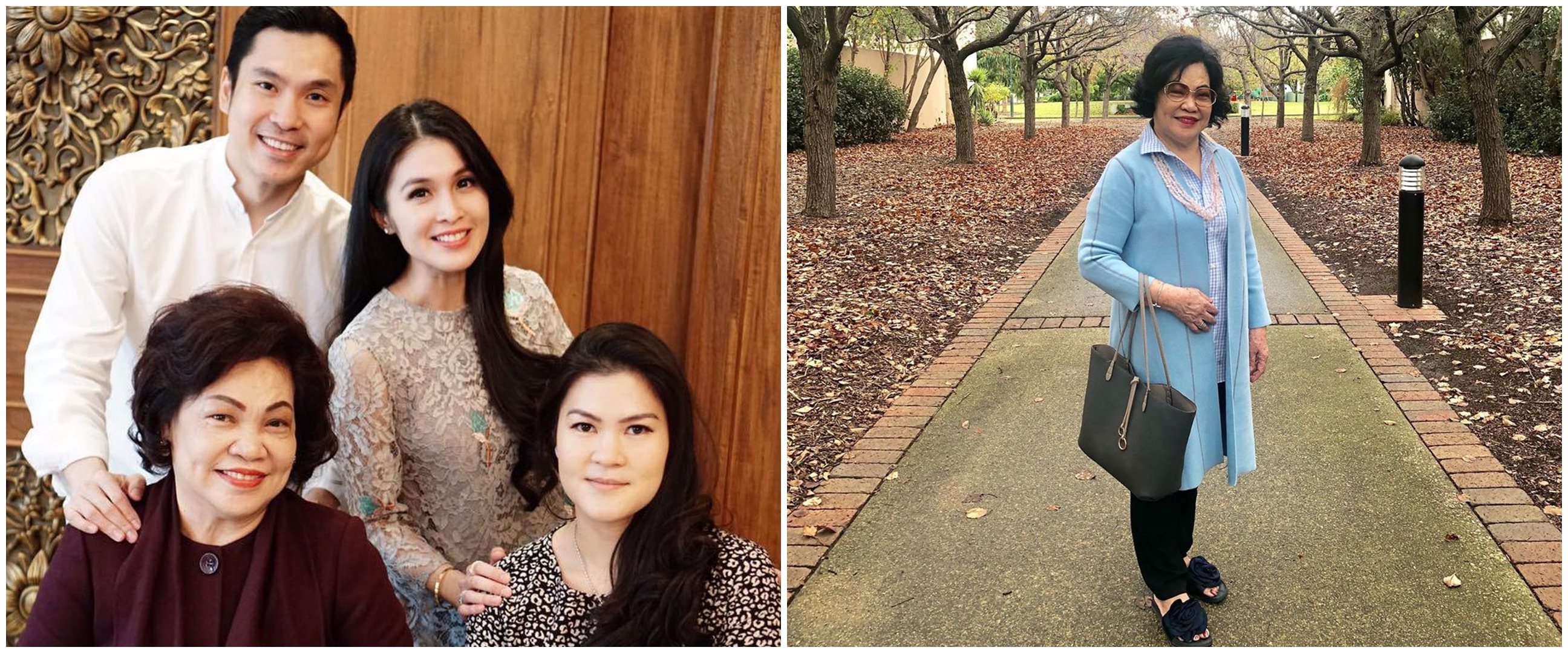 Selalu tampil fashionable, ini 10 potret Irma Moeis mertua Sandra Dewi