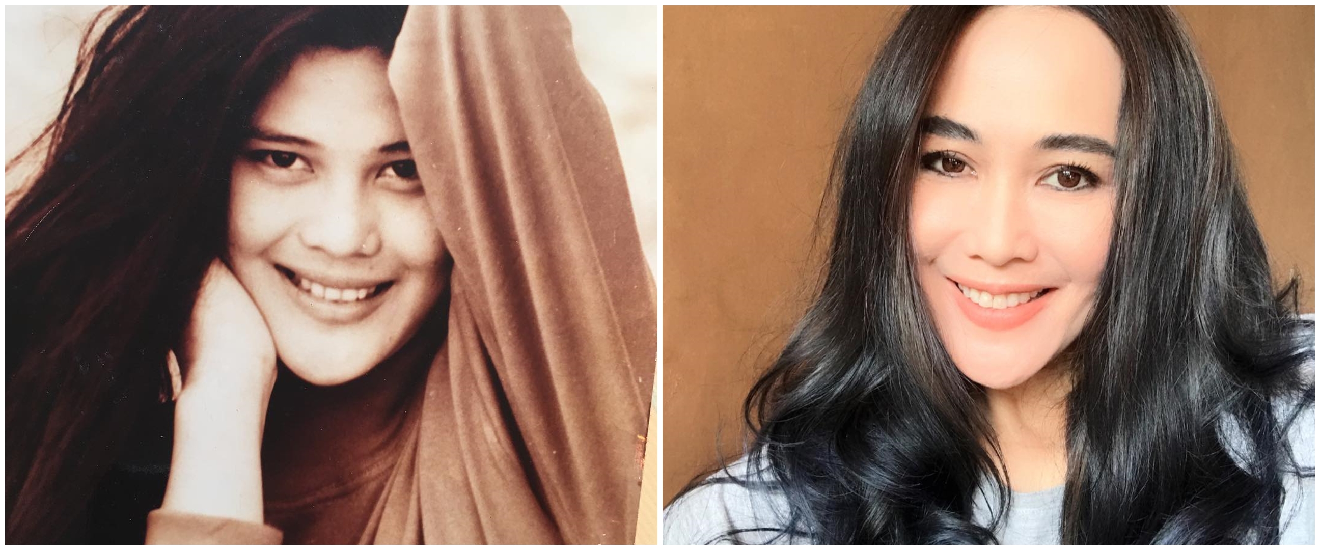 Awet muda dalam usia 45 tahun, ini 10 transformasi Ina Thomas