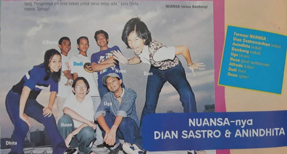 6 Potret Dian Sastro bareng band semasa sekolah, gayanya ikonik