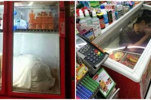 9 Potret orang tidur dalam pendingin, absurd banget