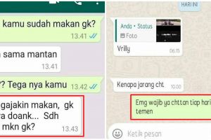 12 Balasan chat WA dari cewek, lucunya bikin cowok senyum nyesek