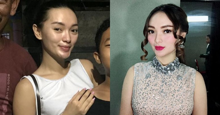 Beda penampilan 14 penyanyi dangdut pakai dan tanpa makeup