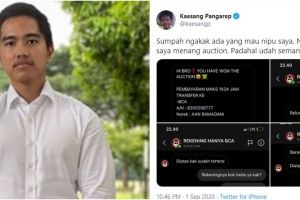 Kaesang ngaku ditipu akun medsos, respons adminnya bikin tepuk jidat