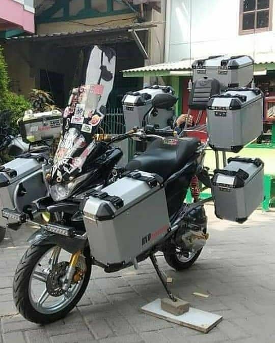 10 Modifikasi motor antimainstream ini bikin geleng kepala