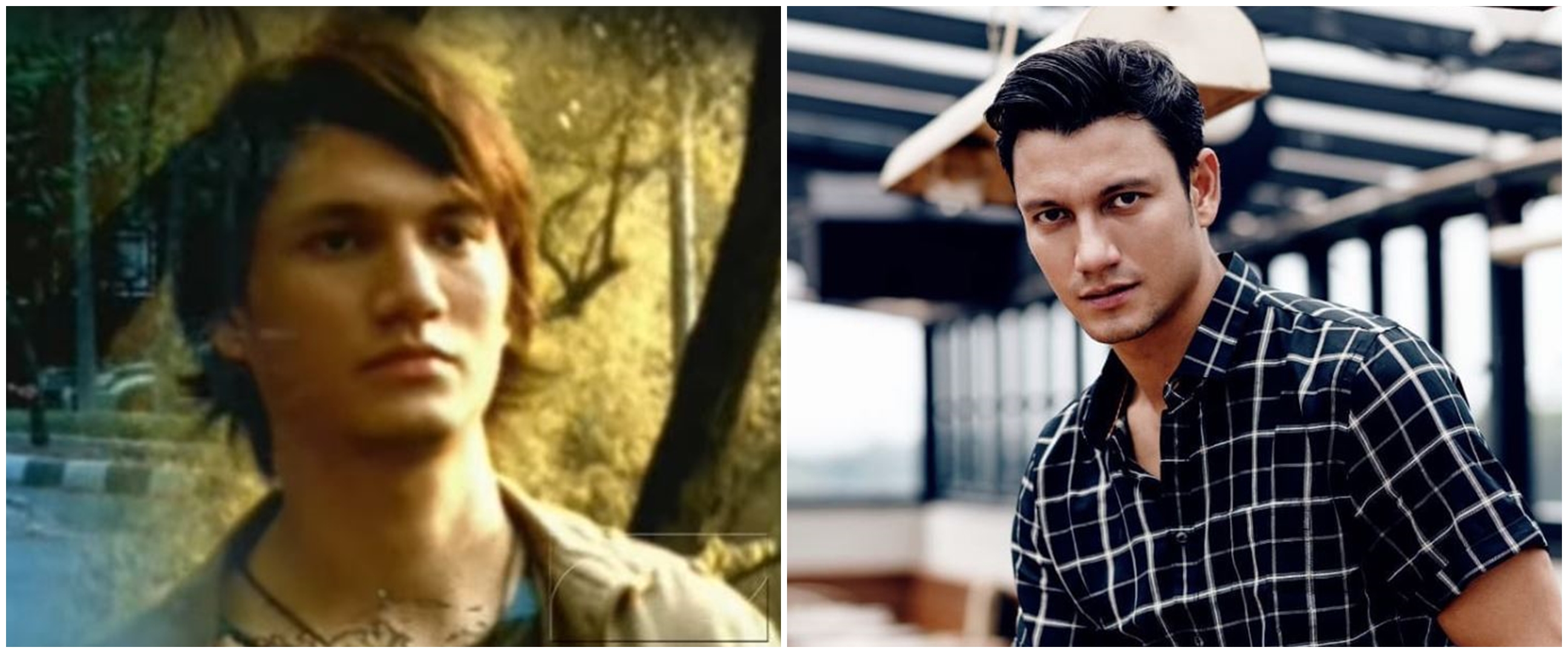 Beda potret 7 seleb pria saat jadi model video klip jadul vs kini