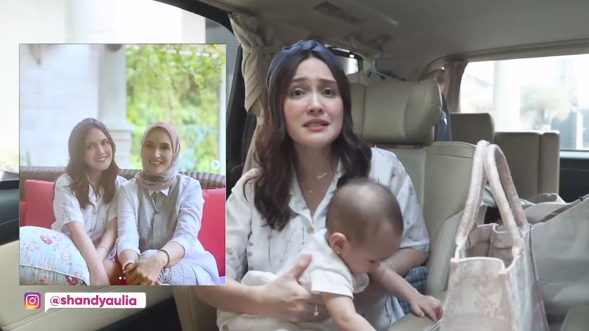 8 Potret kebersamaan Shandy Aulia & kakaknya, punya paras mirip