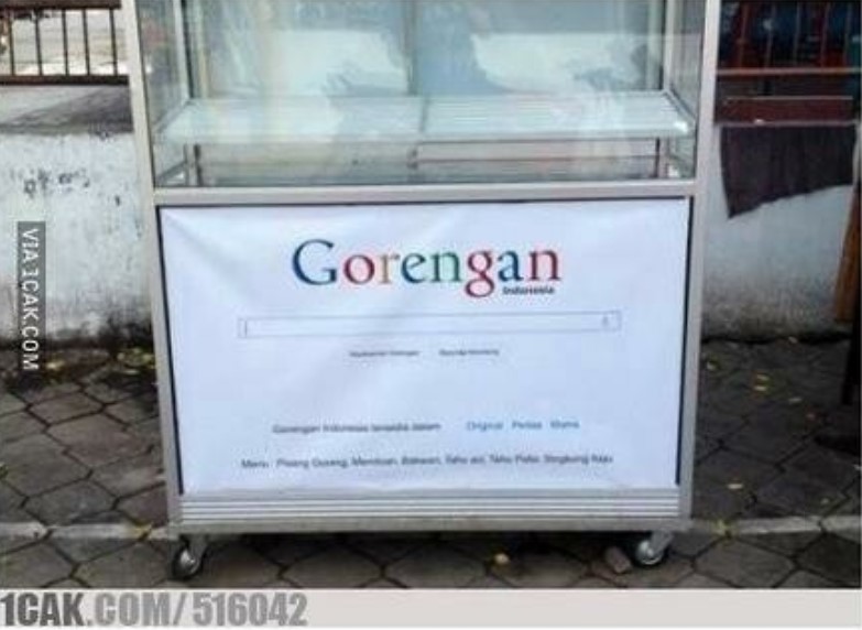 10 Potret pelesetan nama warung makan, bikin tepuk jidat