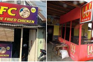 10 Potret pelesetan nama warung makan, bikin tepuk jidat