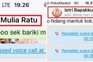 11 Nama kontak emak di HP anak ini lucunya bikin nyengir kuda