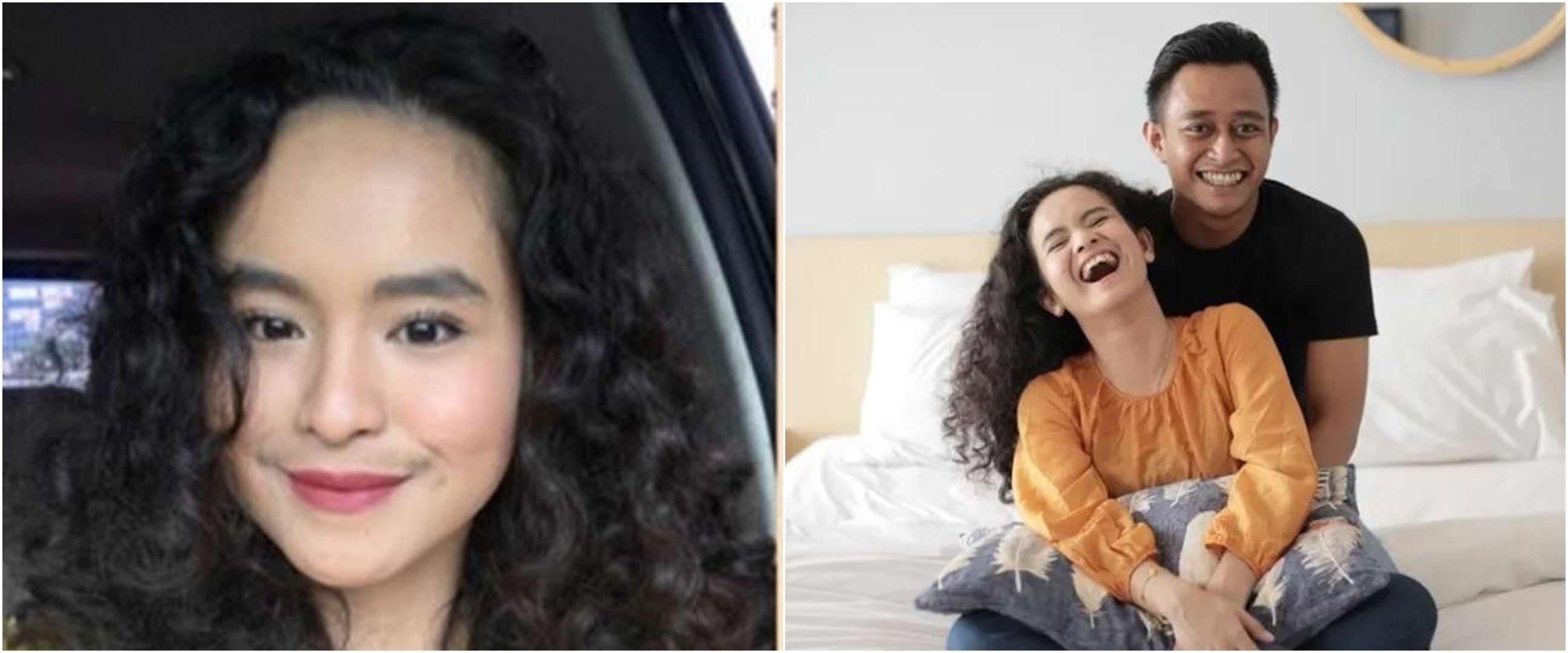 Jarang tersorot, ini 8 potret romantis Meirayni dan suami