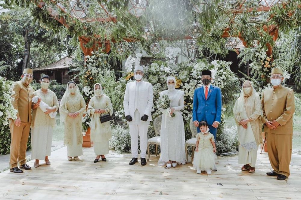 8 Potret pernikahan kakak ipar Kahiyang Ayu, Jokowi jadi saksi nikah