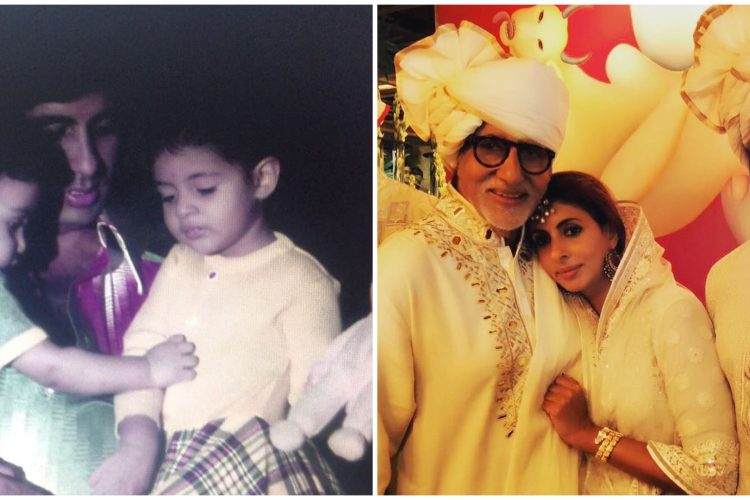 10 Potret Kebersamaan Amitabh Bachchan Anak Dari Dulu H