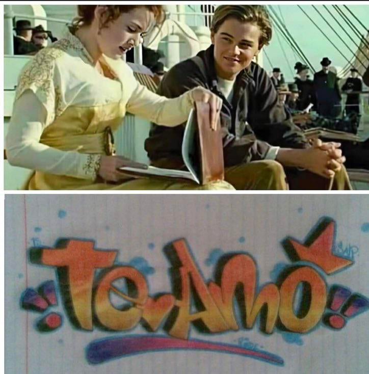 10 Editan adegan Rose 'Titanic' baca buku Jack, kocak