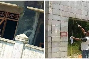 10 Momen lucu tukang bangunan salah pasang ini bikin nyengir