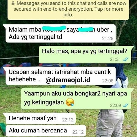 10 Chat gombalan penumpang & driver ojek online ini bikin baper