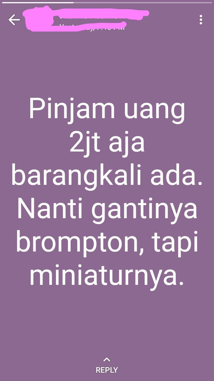 10 Status nyeleneh soal pinjam uang ini bikin cekikikan