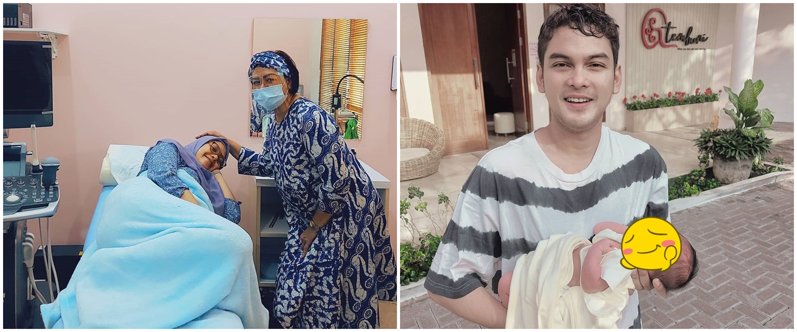10 Potret kelahiran anak kedua Ridwan Ghani dan Adhitya Putri