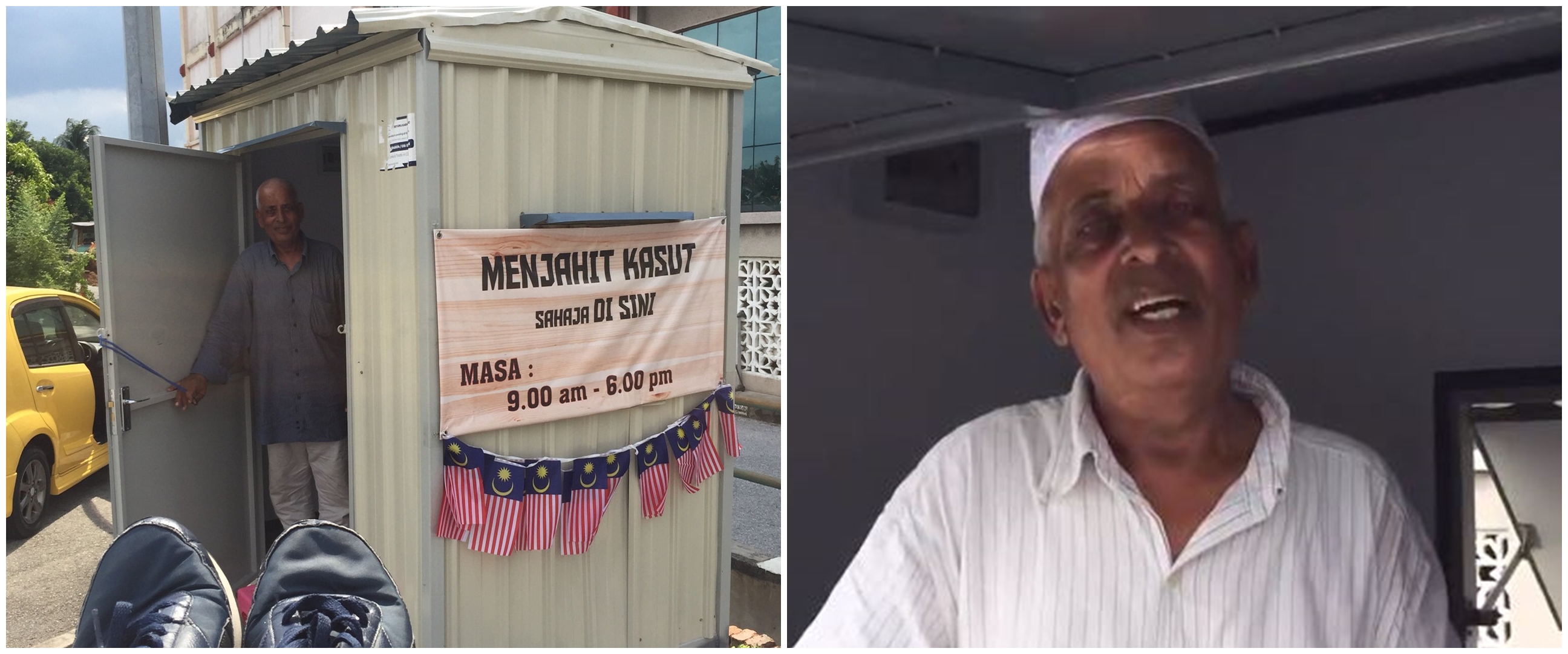 Kisah pilu tukang sepatu tinggal di kontainer usai istrinya meninggal