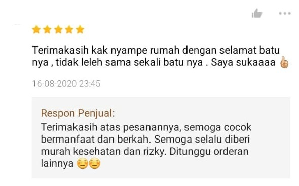 10 Testimoni lucu pembeli batu di online shop ini bikin nyengir