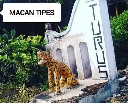15 Patung macan absurd, bikin tepuk jidat