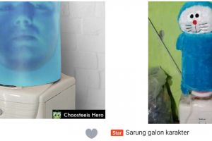 10 Potret jualan sarung galon di online shop, unik tapi lucu juga