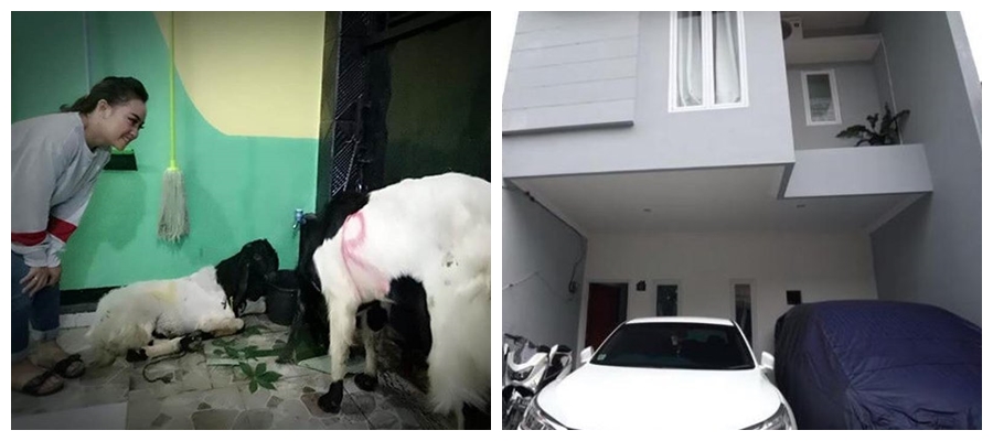 10 Potret beda rumah lama vs kini milik Mpok Alpa, bukti kerja keras
