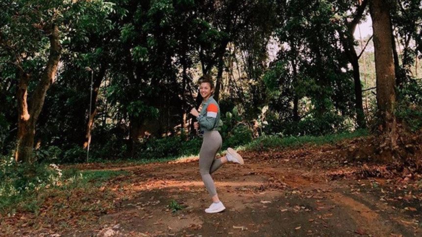 8 Potret Angela Gilsha saat olahraga, body goals