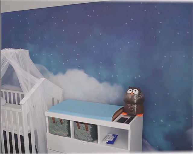 8 Potret kamar bayi Irish Bella, wallpaper temboknya penuh filosofi