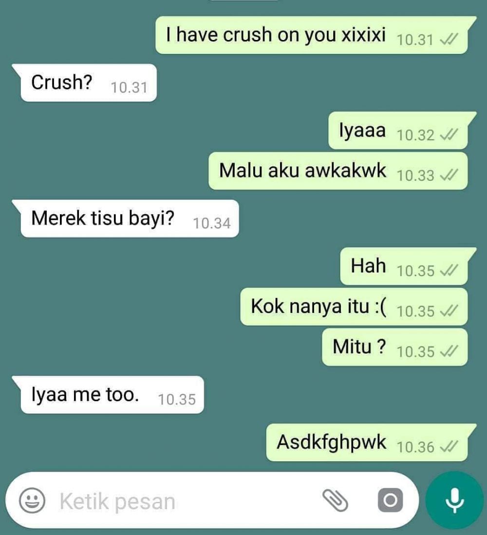 10 Chat lucu ngode ke pacar ini balasannya di luar dugaan