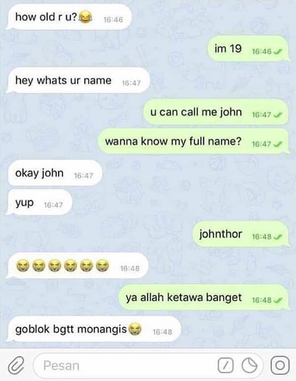 10 Chat lucu ngajak kenalan ini endingnya lucu-lucu ngeselin