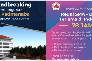 Alumni Padmanaba cetak rekor reuni online terlama di Indonesia