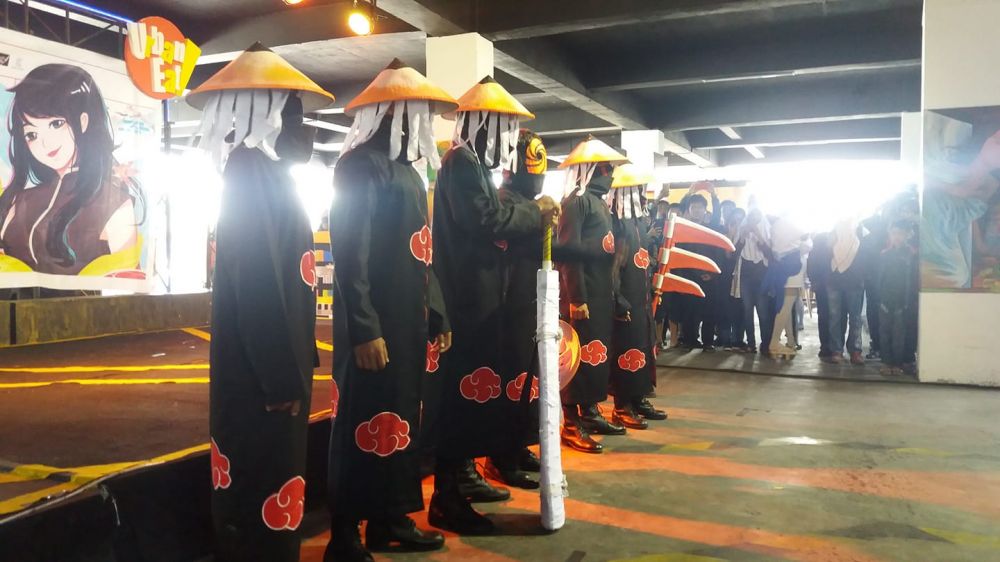10 Potret kegiatan keren Akatsuki Afkar organisasi Naruto di Indonesia