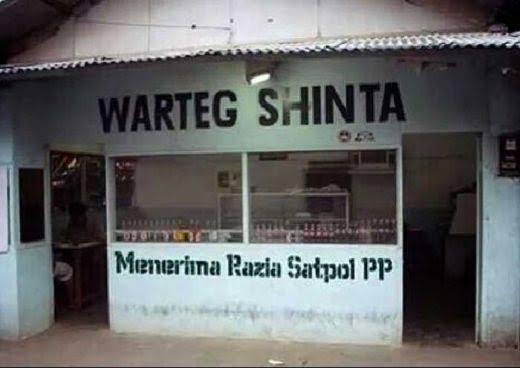 10 Potret warung di negara +62 ini bikin ketawa bingung