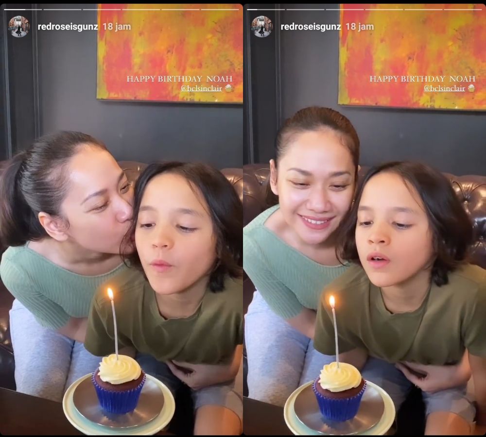5 Momen perayaan ultah Noah Sinclair ke-10, BCL tulis puisi menyentuh