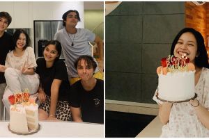 10 Momen ultah Hanggini, kehadiran Junior Roberts jadi sorotan