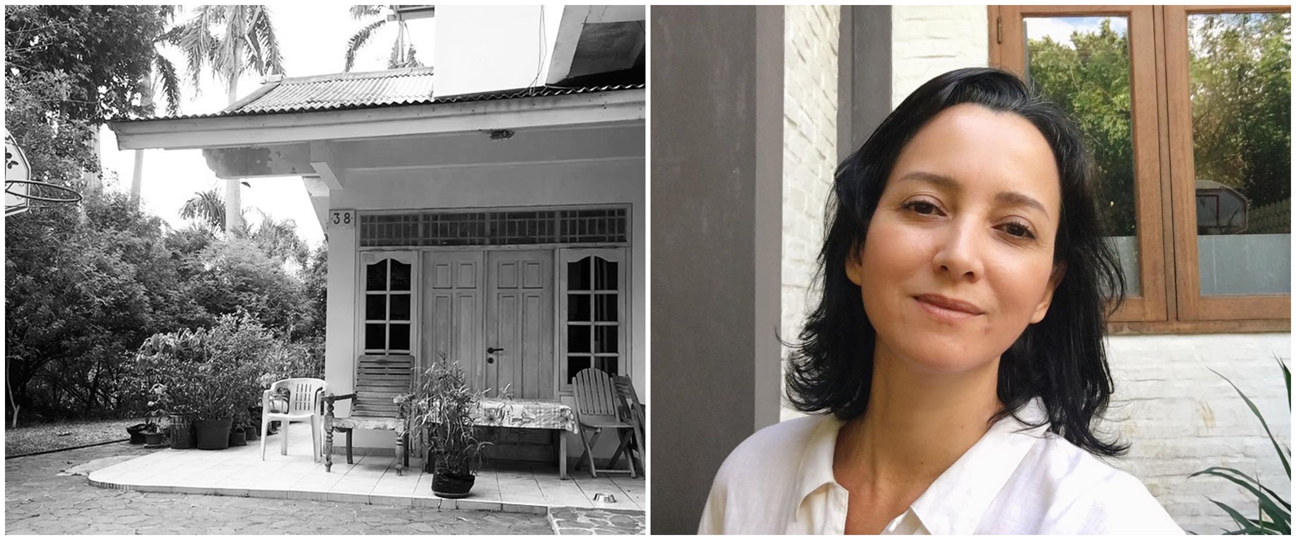 10 Penampakan rumah Karina Suwandi, nuansa putih & halamannya luas