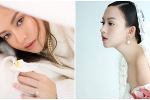 8 Potret prewedding Karina Nadila dengan nuansa putih, flawless banget