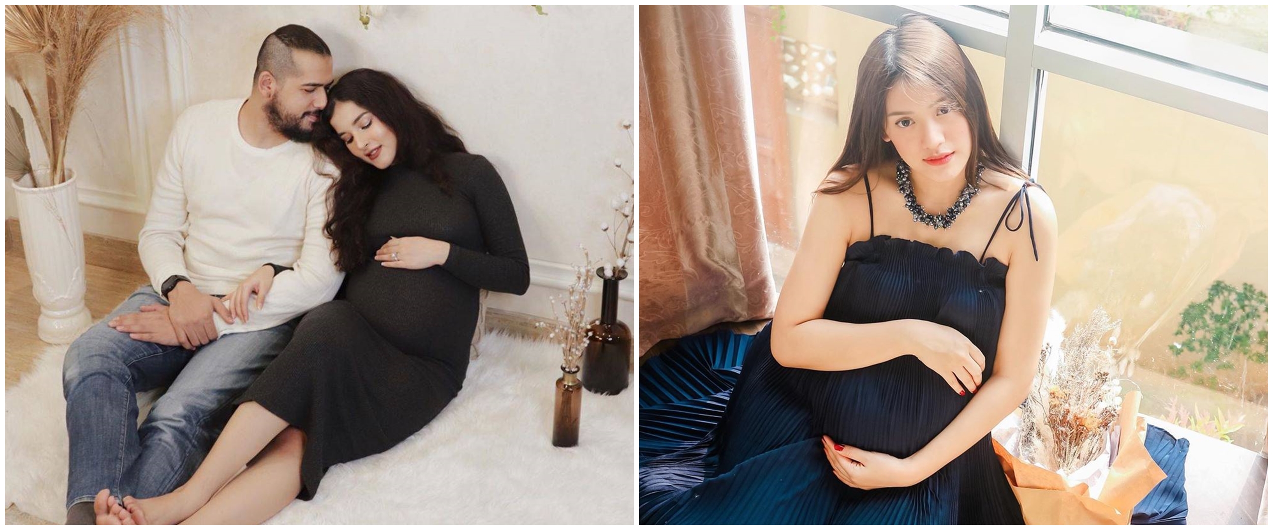 Pemotretan maternity 12 seleb di rumah ini kece banget