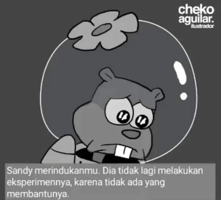 Curhatan imajiner Squidward atas kepergian Spongebob & Patrick, haru