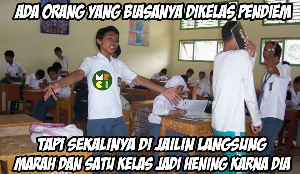 10 Meme lucu kelakuan siswa di kelas, bikin nostalgia