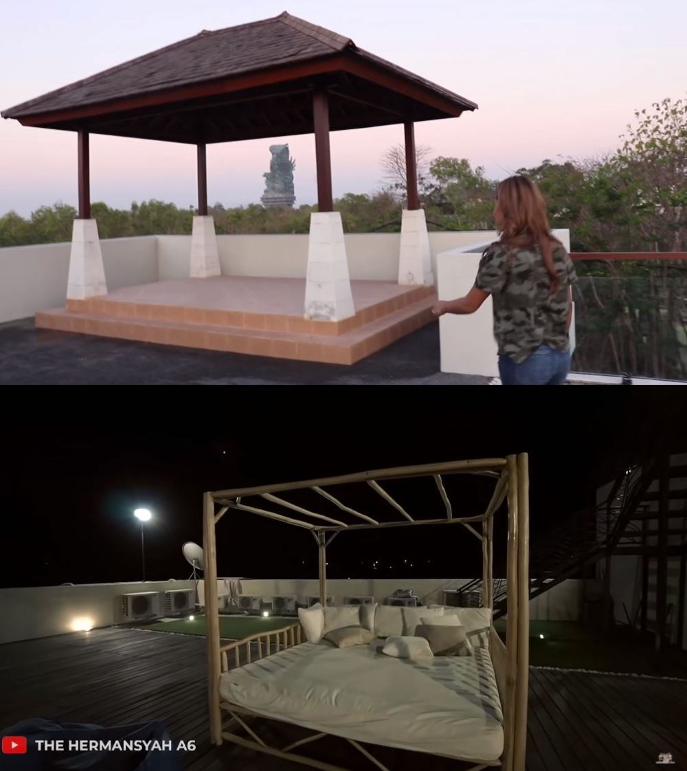 Potret rooftop 7 seleb untuk olahraga, ada lapangan golf mini